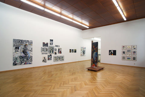 A Room with Heidenpeter, Dickreiter, Lotz, Maiwald, Mascher, Okon and Parkina, Installation view, 2006, Galerie Michael Janssen, Cologne