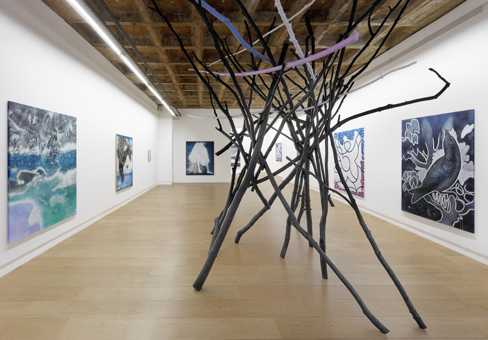 Anders Kjellesvik, Breaking Rules Together, Installation view, 2020, Galerie Michael Janssen Berlin