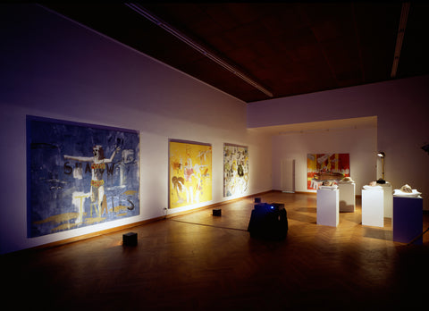 Thaddeus Strode, Ghost Sisters Of The Sun, Installation view, 2000, Galerie Michael Janssen, Cologne