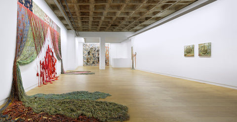 Aiko Tezuka, Rewoven, Installation view, 2013, Galerie Michael Janssen Berlin