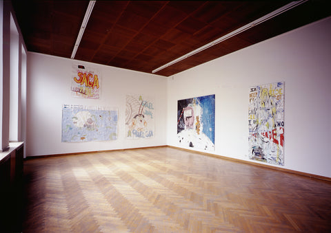 Thaddeus Strode , Folktales, Installation view, 2005, Galerie Michael Janssen, Cologne
