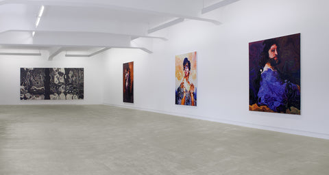 Tom Allen, Kristian Burford, Christoph Steinmeyer, Installation view, 2008, Galerie Michael Janssen, Berlin