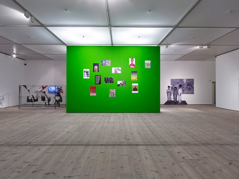 Louis Cameron, I AM... portfolio from The Poster Project presents, Starless Midnight exhibition at the Baltic Centre for Contemporary Art, installation view, 2017